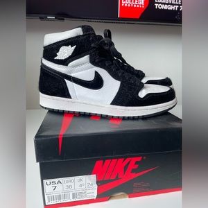 Nike Jordan 1 Panda Fur Twist